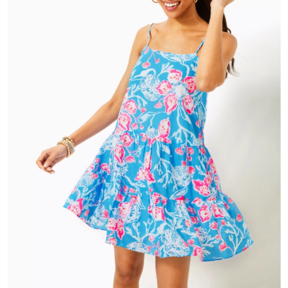 Lilly Pulitzer Alessia Cotton Dress-NWT-size XL